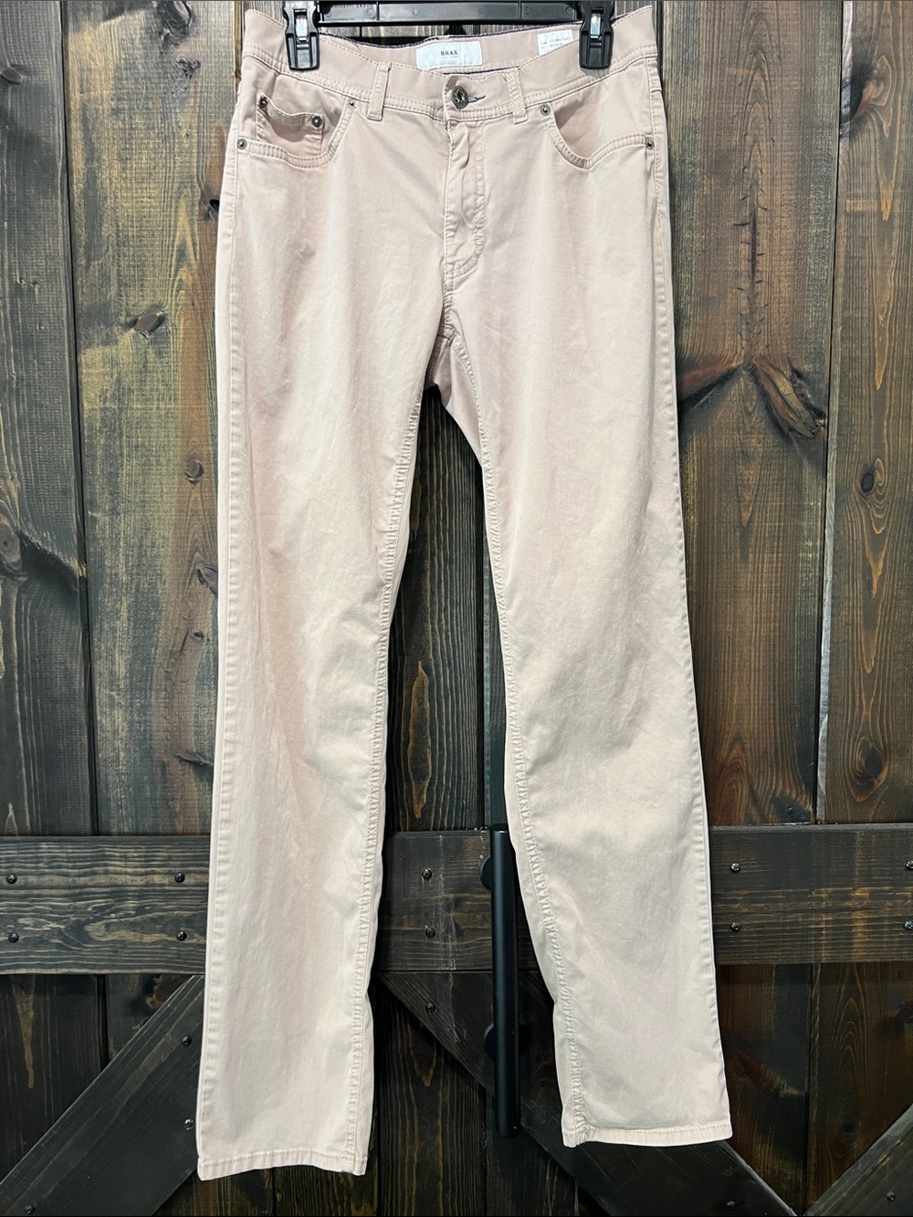 Brax Cooper Fancy Kahki Pants 32 / 34 Regular Feel Good Stretch Lightweight Prep